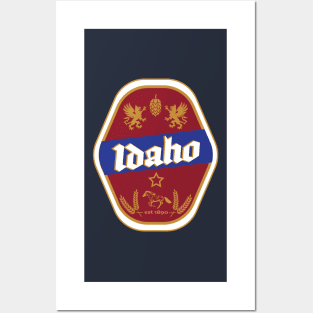 Idaho Beer Label Posters and Art